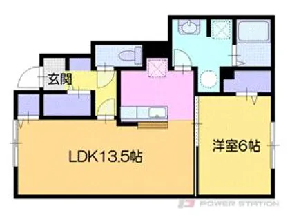 U rire(ユーリール)【1階】の間取り