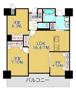 LEGEND111【1102号室】の間取り
