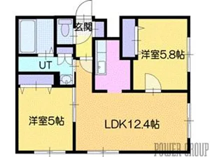 CALM千歳【3階】の間取り