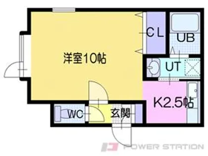 メゾンプライマス【1階】の間取り