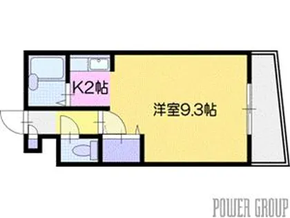 ハイコート文京台ウエスト【1階】の間取り