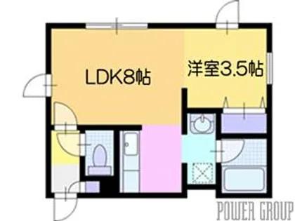 サンライトハウス【1階】の間取り