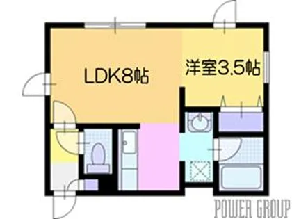 サンライトハウス【1階】の間取り