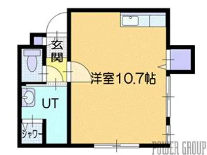インプラスト北広【3階】の間取り