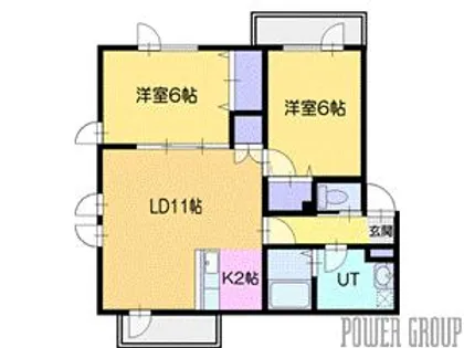 ラ・リベルタ【3階】の間取り