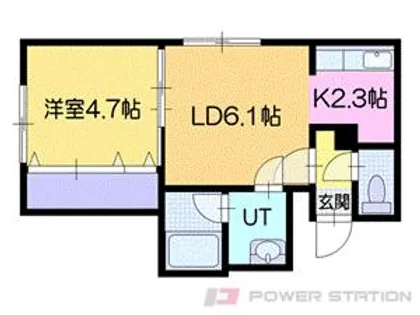 ブランシュネージュアン【2階】の間取り