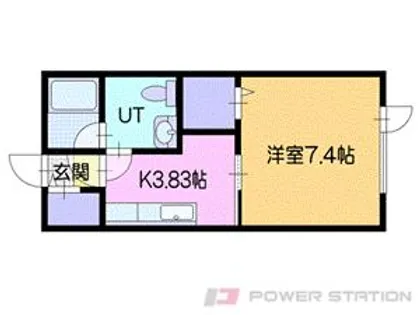 ポプリ末広7丁目【2階】の間取り