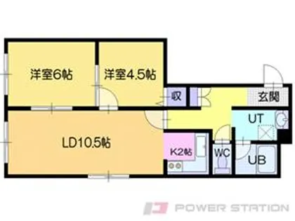 アドバン小町屋【2階】の間取り