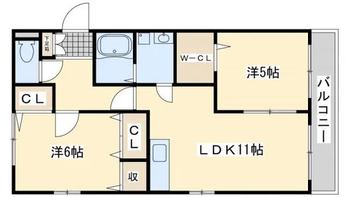 ベル・グラース【103号室】の間取り