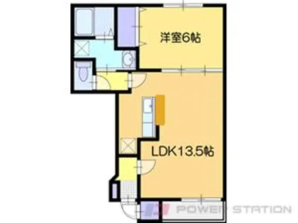サンクリオージュ弐番館【1階】の間取り