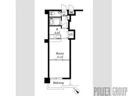 エクシード花園【6階】の間取り