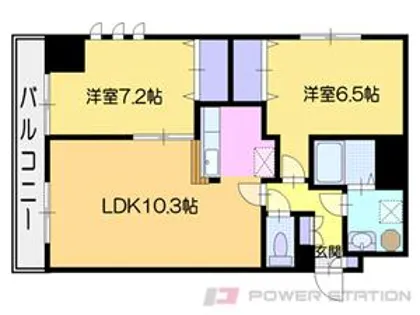 メゾン・ド・アラカルト稲穂【3階】の間取り
