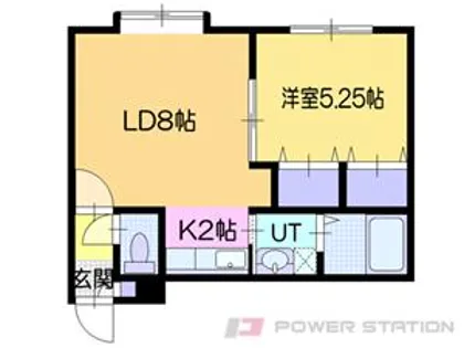 ドミール奥沢【1階】の間取り