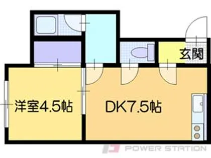 サンジェーヌイナホ【2階】の間取り
