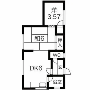 松浦荘【1号室】の間取り