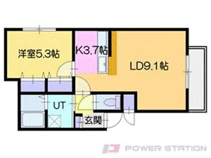 LaFonte(ラフォンテ)【1階】の間取り