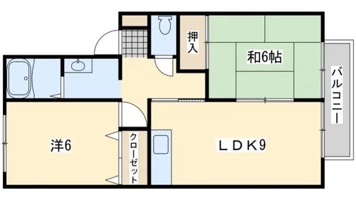 ドミール岡垣 A【201号室】の間取り