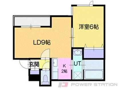 サニーサイド【1階】の間取り
