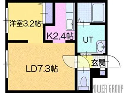 vivace(ヴィヴァーチェ)【3階】の間取り