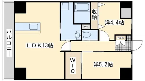 Livableなかま【106号室】の間取り
