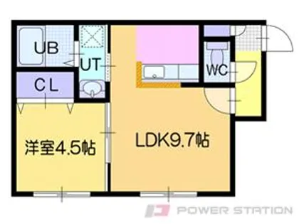 ドライエポック東野幌【3階】の間取り
