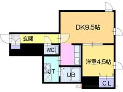 グレイス高砂【1階】の間取り