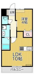 コクショウM【201号室】の間取り