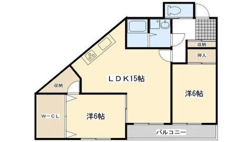プロビデンス【203号室】の間取り