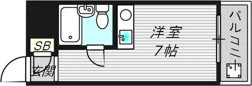 プレアール上小阪【3階】の間取り