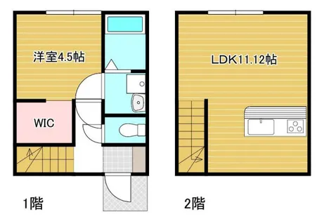 アイナス【A-4号室】の間取り