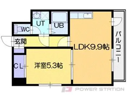 T-SQUARE(ティースクエアー)【3階】の間取り
