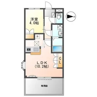 メイプル館【1階】の間取り