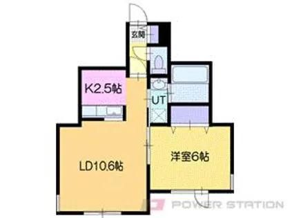 Glanz信濃(グランツ信濃)【1階】の間取り