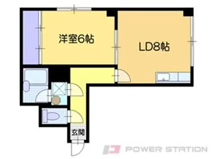 SQUARE入船(スクエアー)【2階】の間取り