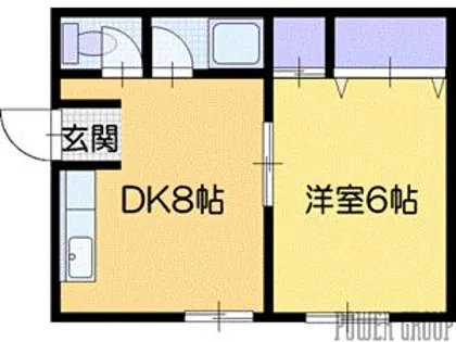 第2サニープレイス【3階】の間取り