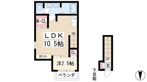 RISE吹上(ライズ吹上)【207号室】の間取り