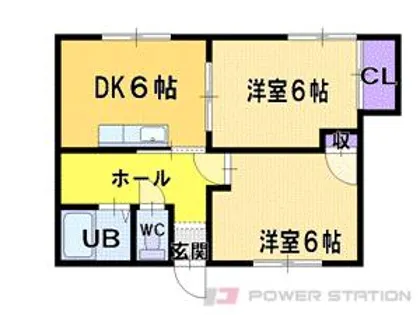 チェリーハイツ【2階】の間取り