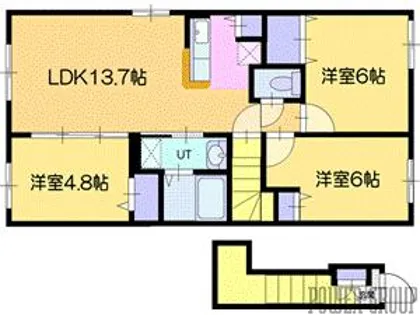 サンパティーク文京【2階】の間取り