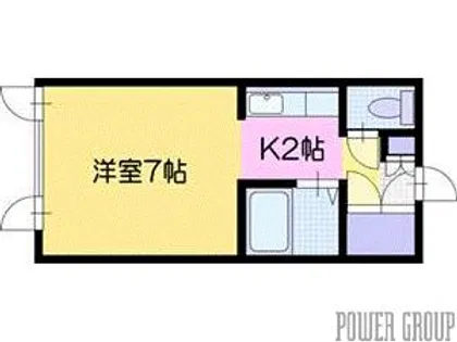 カーサーオーロックス壱番館【2階】の間取り