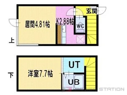 ソニア文京台【1階】の間取り