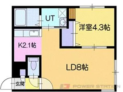 レーヴィア千歳【2階】の間取り
