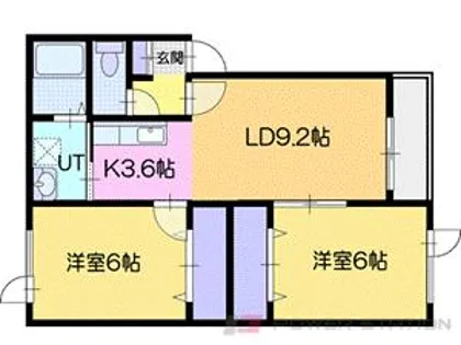 ビオラ・KS【1階】の間取り