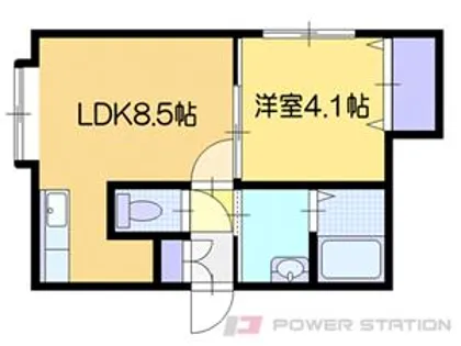 ステーションフロント【2階】の間取り