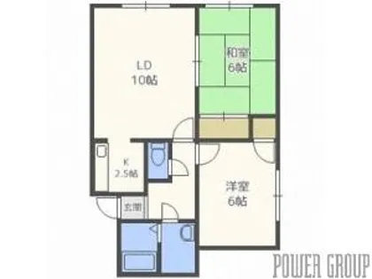 和光ハイツ2号棟【2階】の間取り