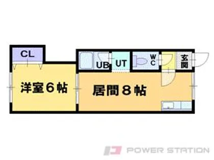 コーポ木村【1階】の間取り