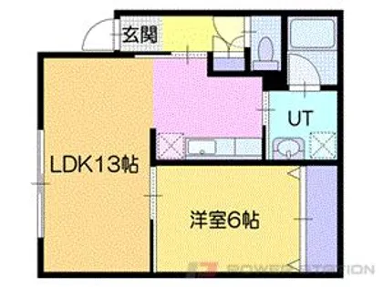 はりまや南【1階】の間取り