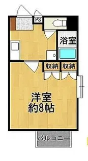 ダイナコート産大前【210号室】の間取り