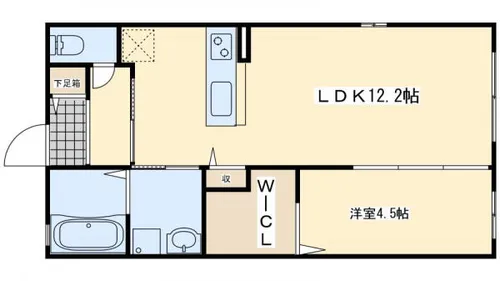 legendハイムA【101号室】の間取り