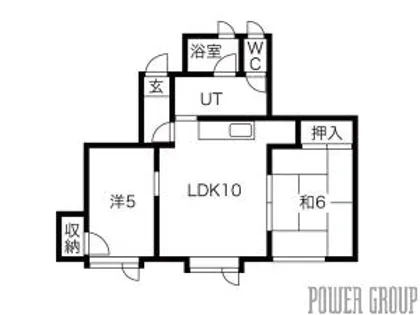 メゾンシャングリラ【2階】の間取り