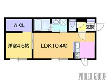 仮)クラージュYOICHI III【2階】の間取り